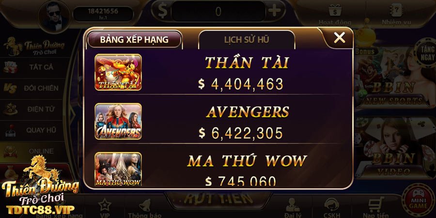 Kho game đa dạng và thú vị cho tân thủ