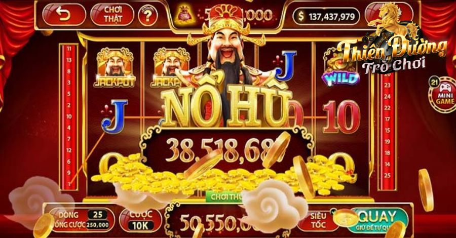 Nổ Hũ tiền về như lũ tại sảnh game TDTC