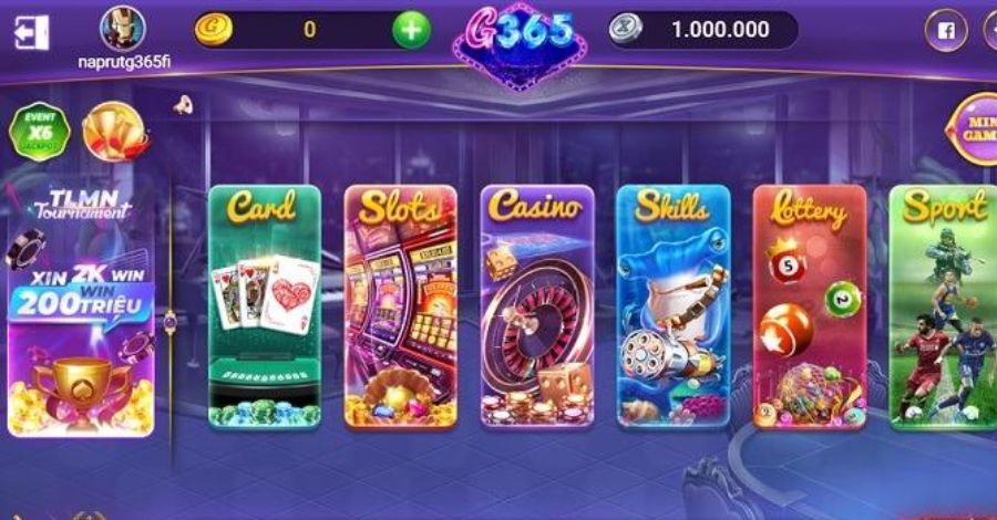 Các game Nổ Hũ G365