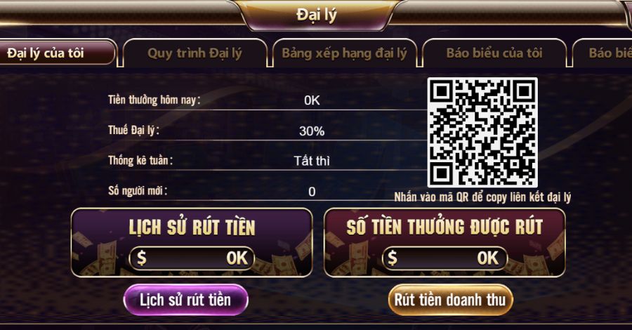 Quyền lợi khi làm đại lý game bài đổi thưởng TDTC