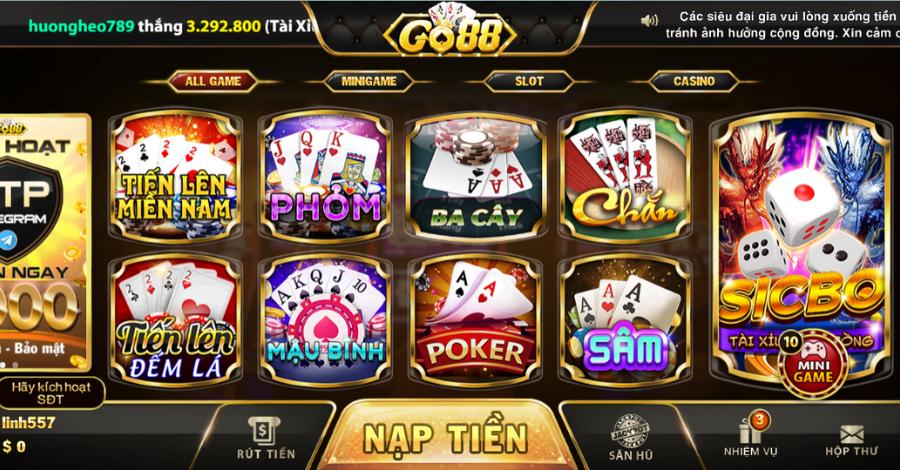Lý do nên tải game bài Go88 cho thiết bị